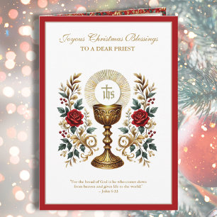 Eucaristía Católica de Navidad Rosas Rojas