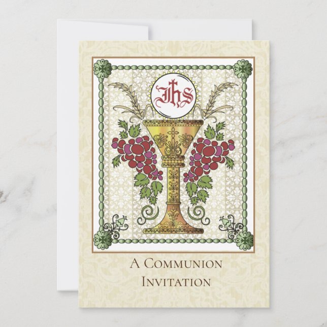Eucaristía Católica Primera Invitación a la Santa  (Anverso)