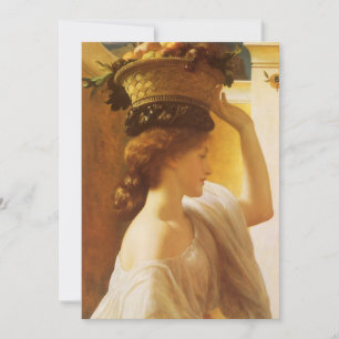 Eucharis - Muchacha con una cesta de frutas de Lei