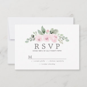 Euclyptus Boda Floral Rosa RSVP