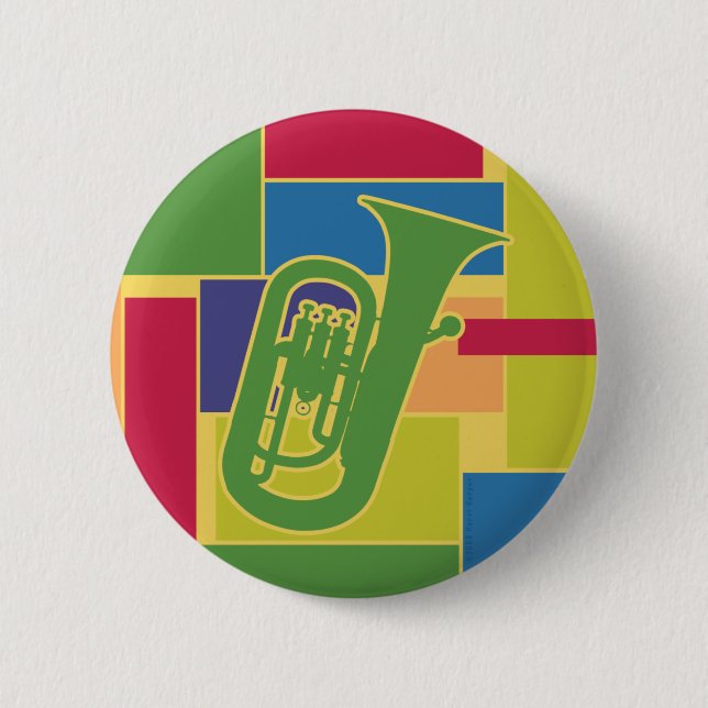 Eufonio Colorblocks Botón (Anverso)