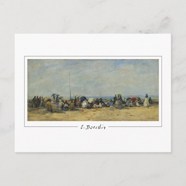 Eugène Boudin #2005-2 - Tarjeta postal Bella Artes (Anverso)