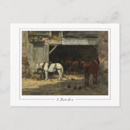 Eugène Boudin #274-2 - Tarjeta postal de arte fino
