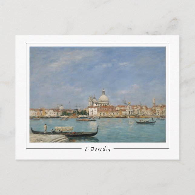 Eugène Boudin #30-2 - Tarjeta postal de arte fino (Anverso)