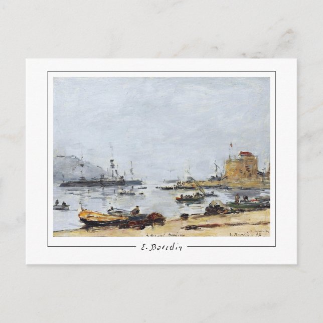 Eugène Boudin #478-2 - Tarjeta postal Bella Artes (Anverso)