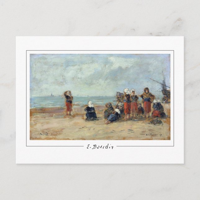 Eugène Boudin #494-2 - Tarjeta postal Bella Artes (Anverso)