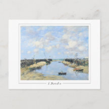Eugène Boudin #520-2 - Tarjeta postal de arte