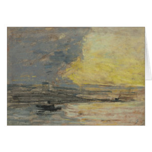 Eugene Boudin - Costa, Puerto de Honfleur