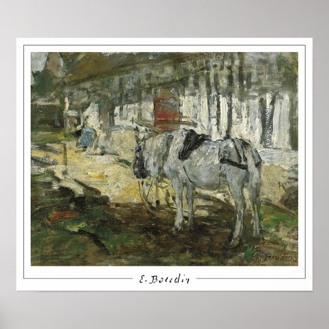 Eugène Boudin Zedign cartel de arte #11 (Frente)