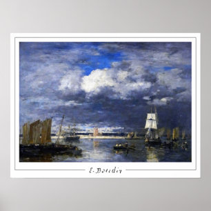 Eugène Boudin Zedign cartel de arte #13-2