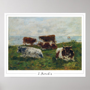 Eugène Boudin Zedign cartel de arte #174-2