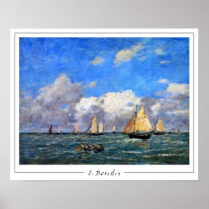 Eugène Boudin Zedign cartel de arte #20