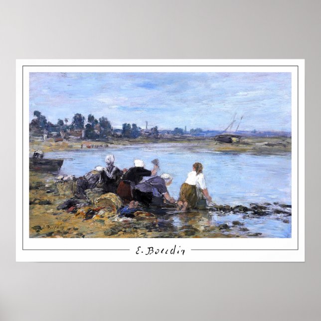 Eugène Boudin Zedign cartel de arte #233 (Frente)