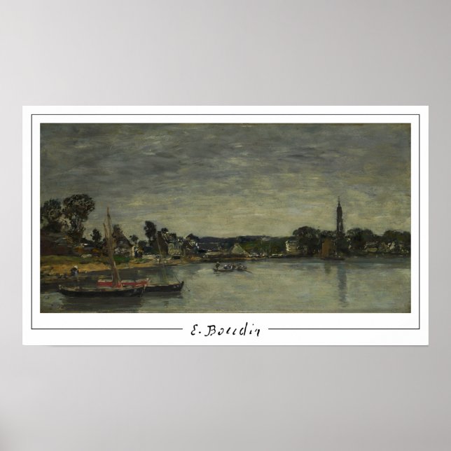 Eugène Boudin Zedign cartel de arte #244-2 (Frente)