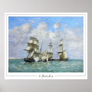 Eugène Boudin Zedign cartel de arte #69-2