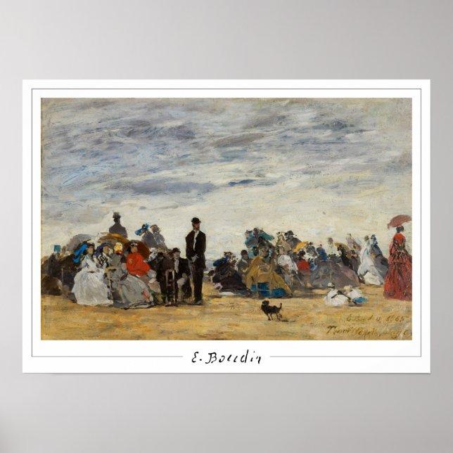 Eugène Boudin Zedign cartel de arte #6-2 (Frente)