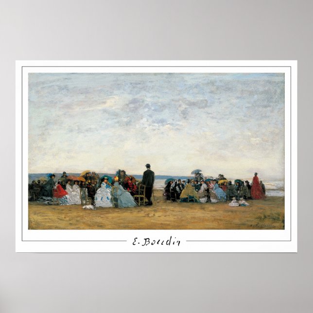 Eugène Boudin Zedign Poster de arte #24-2 (Frente)
