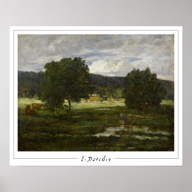 Eugène Boudin Zedign Poster de Arte #25 (Frente)