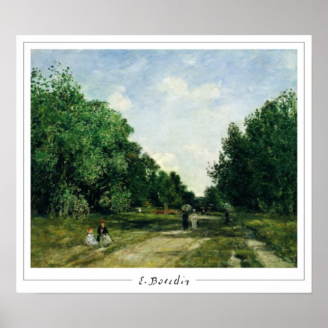 Eugène Boudin Zedign Poster de arte #28-2 (Frente)