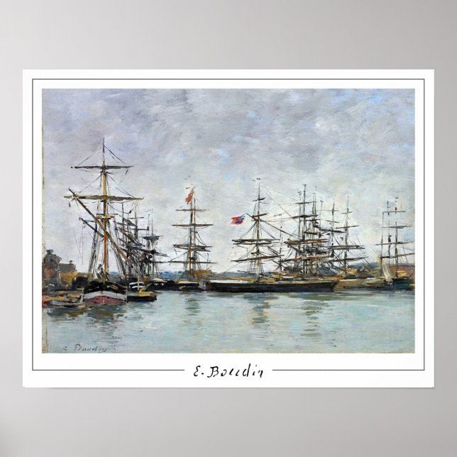 Eugène Boudin Zedign Poster de arte #375-2 (Frente)