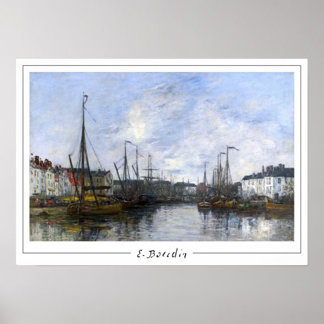 Eugène Boudin Zedign Poster de Arte #380 (Frente)