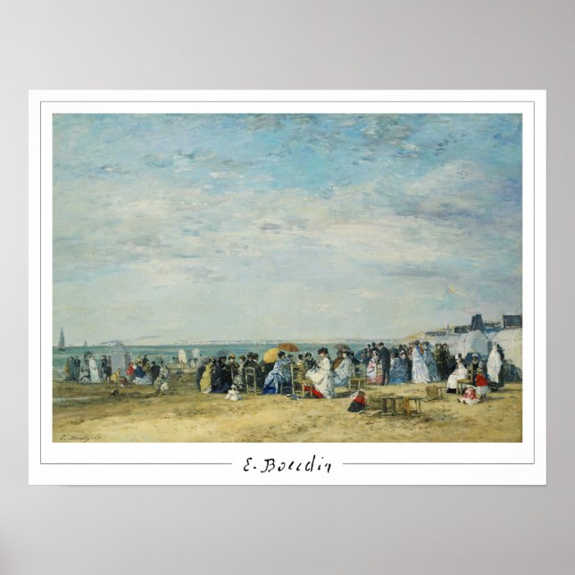 Eugène Boudin Zedign Poster de arte #4 (Frente)