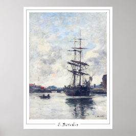 Eugène Boudin Zedign Poster de arte #418-2