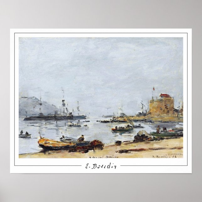 Eugène Boudin Zedign Poster de Arte #478-2 (Frente)