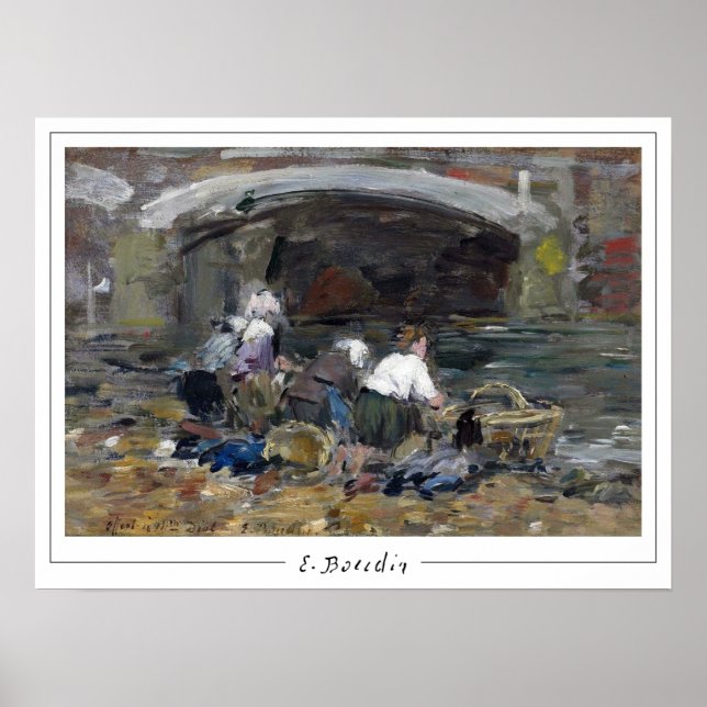 Eugène Boudin Zedign Poster de arte #57-2 (Frente)