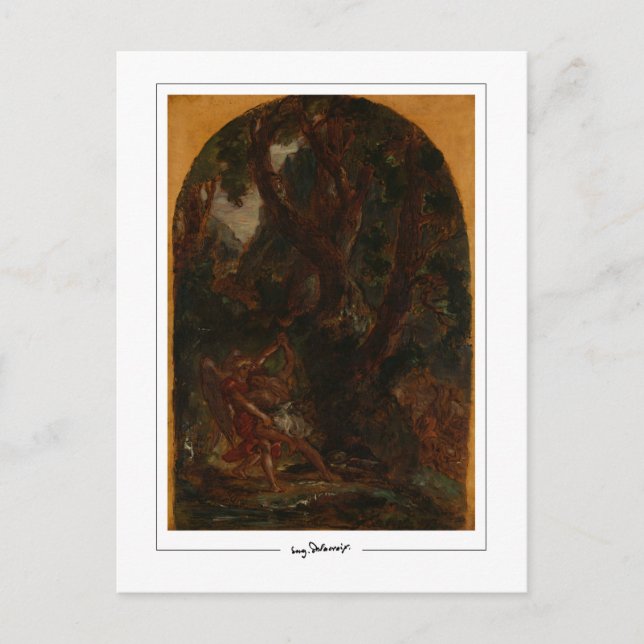 Eugène Delacroix #105 - Tarjeta postal de arte fin (Anverso)
