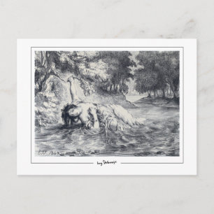 Eugène Delacroix #245 - Tarjeta postal de arte fin