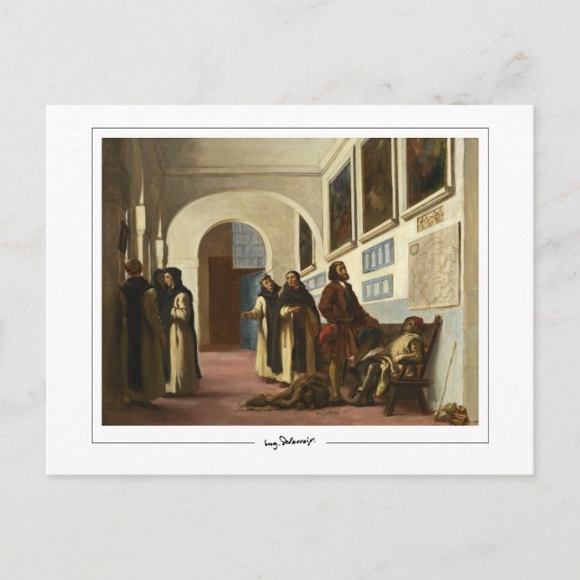Eugène Delacroix #256 - Tarjeta postal de arte fin (Anverso)