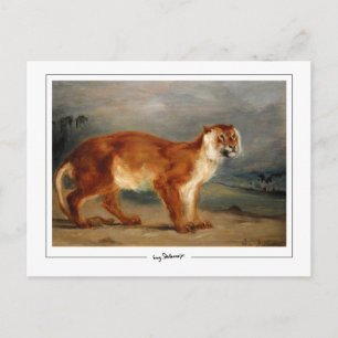 Eugène Delacroix #491 - Tarjeta postal de arte fin
