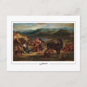 Eugène Delacroix #495 - Tarjeta postal de arte fin