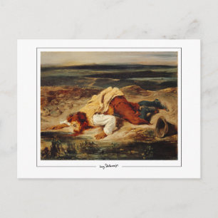 Eugène Delacroix #502 - Tarjeta postal de arte fin