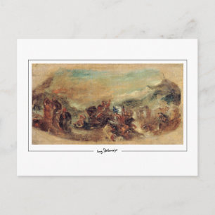 Eugène Delacroix #517 - Tarjeta postal de arte fin