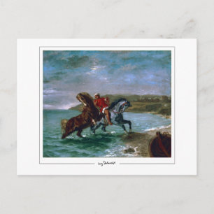 Eugène Delacroix #522 - Tarjeta postal de arte fin