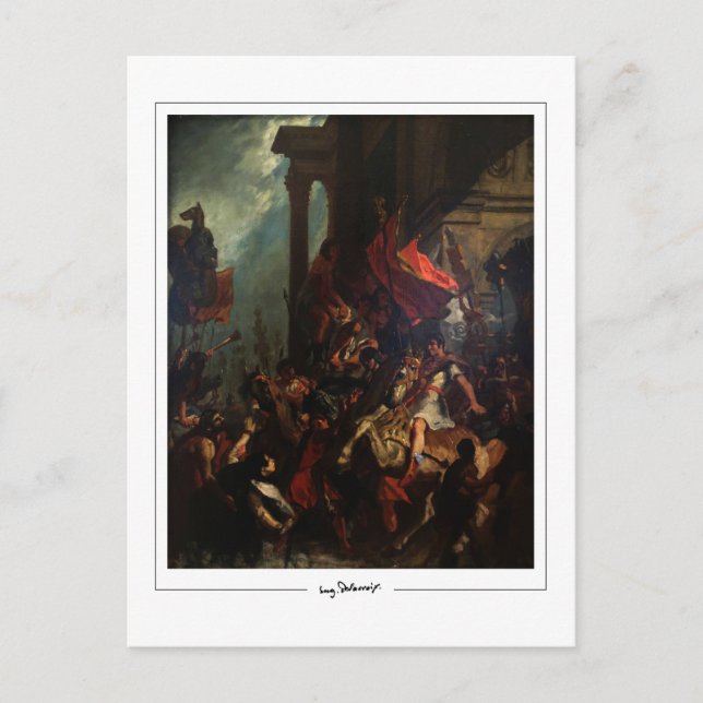 Eugène Delacroix #560 - postal Bella Artes (Anverso)