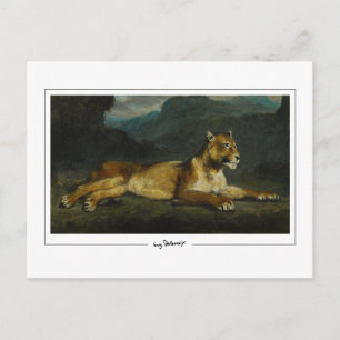 Eugène Delacroix #603 - Tarjeta postal de arte fin