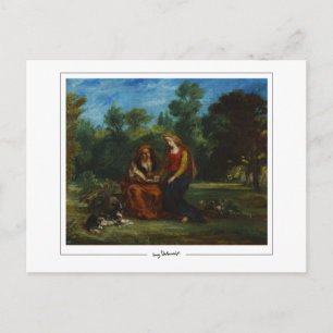 Eugène Delacroix #627 - Tarjeta postal de arte fin