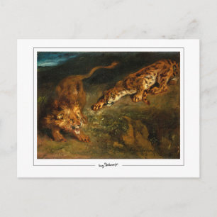 Eugène Delacroix #637 - Tarjeta postal de arte fin