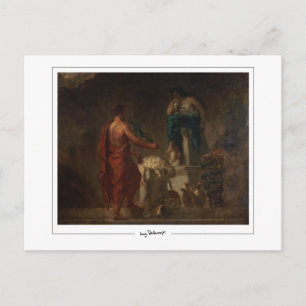 Eugène Delacroix #684 - Tarjeta postal de arte fin