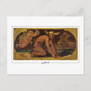 Eugène Delacroix #720 - Tarjeta postal de arte fin