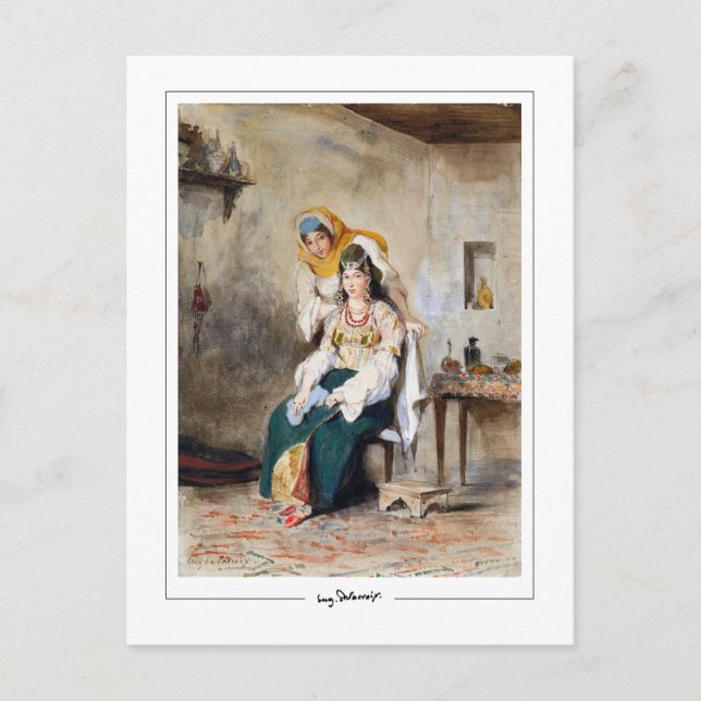 Eugène Delacroix #729 - Tarjeta Postal de Arte (Anverso)