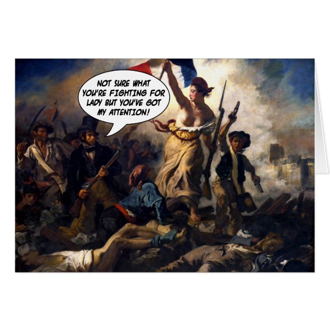 Eugene Delacroix - La Libertad guiando al pueblo (Anverso (Horizontal))