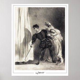 Eugène Delacroix Zedign cartel de arte #342