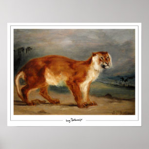 Eugène Delacroix Zedign cartel de arte #491