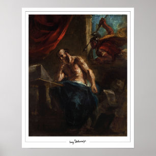 Eugène Delacroix Zedign cartel de arte #590