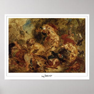 Eugène Delacroix Zedign Poster de Arte #11
