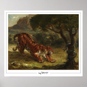 Eugène Delacroix Zedign Poster de Arte #16
